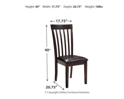 Hammis Dining Chair - Dark Brown Chair Set modern furniture Contempo Furniture