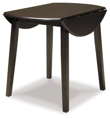 Hammis Dining Drop Leaf Table - Dark Brown | Ashley Furniture