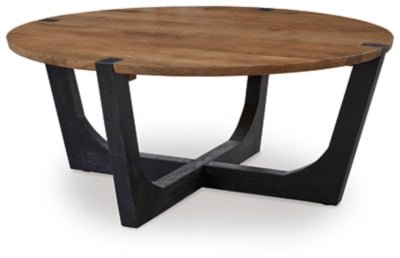 Hanneforth Coffee Table - Dark Brown | Ashley Furniture