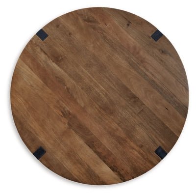 Hanneforth Coffee Table - Dark Brown Coffee Table modern furniture Contempo Furniture