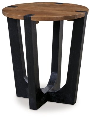 Hanneforth End Table - Dark Brown | Ashley Furniture
