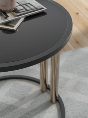 Hannerly Table (Set of 3) - Black Table Set modern furniture Contempo Furniture