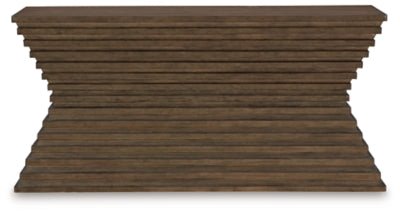 Hannodream Sofa Table - Dark Brown Sofa Table modern furniture Contempo Furniture