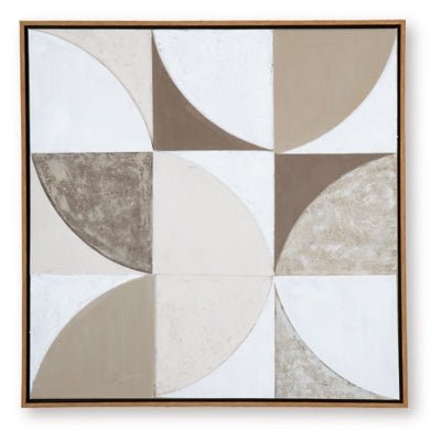 Harelman Wall Art - Light Brown Canvas Art modern furniture Contempo Furniture