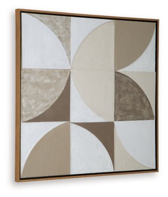 Harelman Wall Art - Light Brown Canvas Art modern furniture Contempo Furniture
