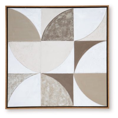 Harelman Wall Art - Light Brown Canvas Art modern furniture Contempo Furniture