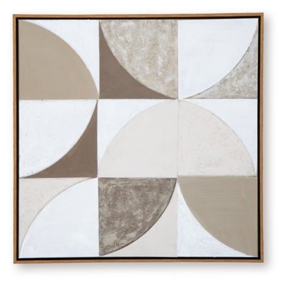 Harelman Wall Art - Light Brown Canvas Art modern furniture Contempo Furniture