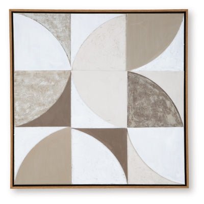 Harelman Wall Art - Light Brown | Ashley Furniture