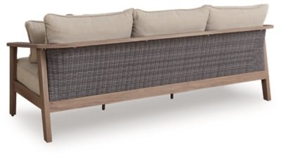 Harmony Headlands Outdoor Sofa with Cushion - Beige Outdoor Seating modern furniture Contempo Furniture