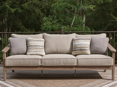 Harmony Headlands Outdoor Sofa with Cushion - Beige Outdoor Seating modern furniture Contempo Furniture