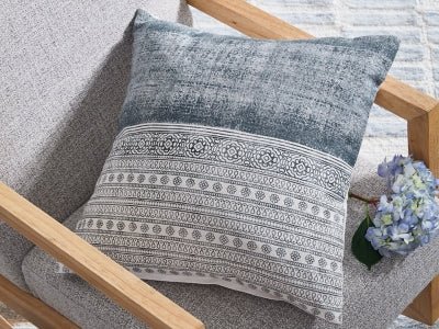 Harperville Pillow (Set of 4) - Blue Throw Pillow modern furniture Contempo Furniture