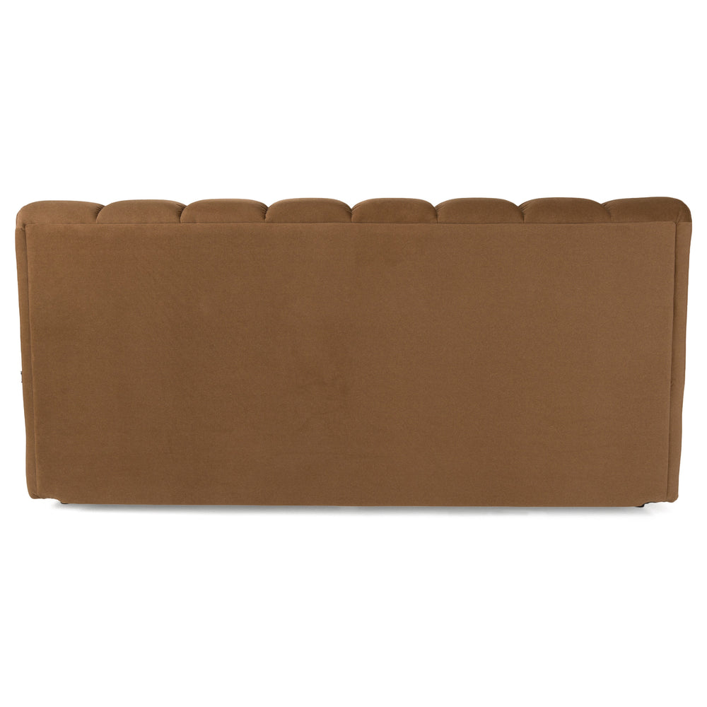 Harris - Modern Brown Fabric Bed - View 4