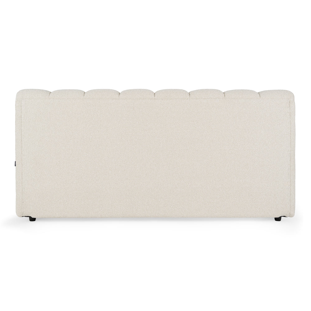 Queen Modrest Harris - Modern Off-White Fabric Bed - View 3