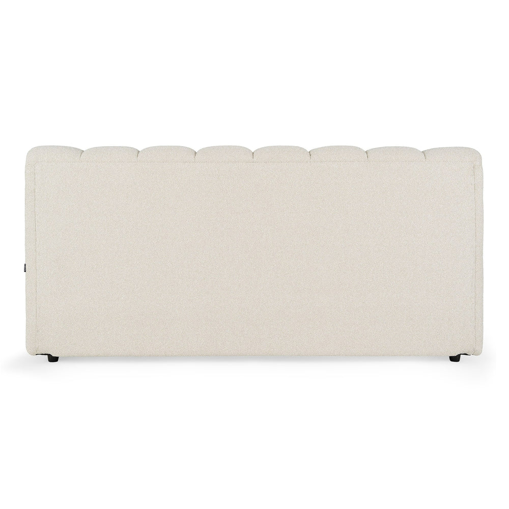 Harris - Modern Off-White Fabric Bed - View 2