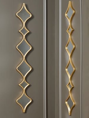 Harriswood Accent Mirror Set (Set of 2) - Gold Accent Mirror modern furniture Contempo Furniture
