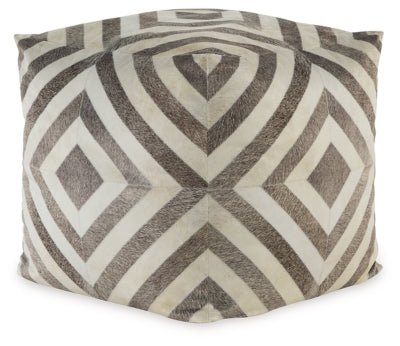 Hartselle Pouf - Dark Brown | Ashley Furniture