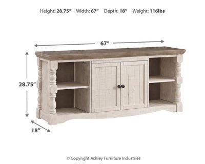 Havalance 67" TV Stand - Beige TV Stand modern furniture Contempo Furniture