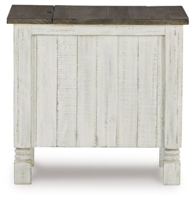 Havalance Chairside End Table - White Chair Side Table modern furniture Contempo Furniture