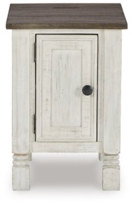 Havalance Chairside End Table - White Chair Side Table modern furniture Contempo Furniture