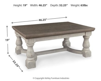 Havalance Coffee Table - Dark Gray Cocktail Table modern furniture Contempo Furniture