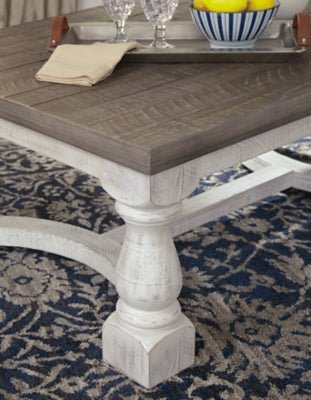 Havalance Coffee Table - Dark Gray Cocktail Table modern furniture Contempo Furniture