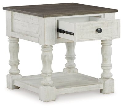 Havalance End Table - White End Table modern furniture Contempo Furniture
