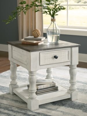 Havalance End Table - White End Table modern furniture Contempo Furniture