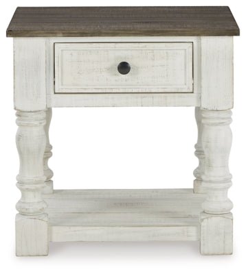 Havalance End Table - White End Table modern furniture Contempo Furniture