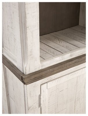 Havalance Left Pier Cabinet - Beige Bridges &amp; Piers modern furniture Contempo Furniture