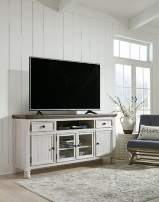 Havalance TV Stand - Beige TV Stand modern furniture Contempo Furniture