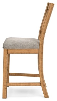 Havonplane Counter Height Barstool - Light Brown Stool Set modern furniture Contempo Furniture