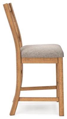 Havonplane Counter Height Barstool - Light Brown Stool Set modern furniture Contempo Furniture