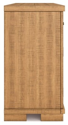 Havonplane Dining Server - Light Brown Server modern furniture Contempo Furniture