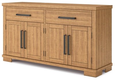 Havonplane Dining Server - Light Brown Server modern furniture Contempo Furniture