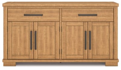Havonplane Dining Server - Light Brown Server modern furniture Contempo Furniture