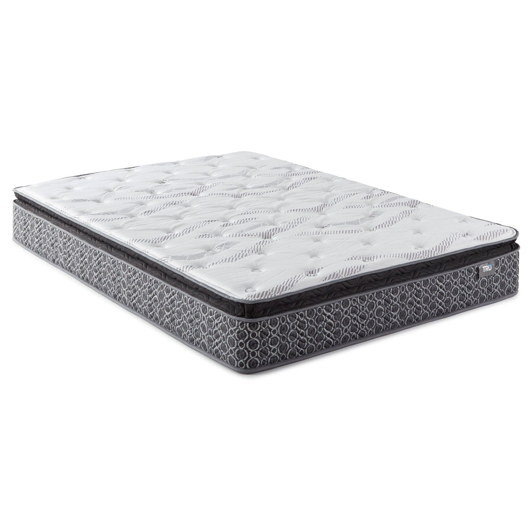 Hayes - Eastern King Pillow Top Foam Hybrid Mattress - White Hybrid Mattresses modern furniture Contempo Furniture