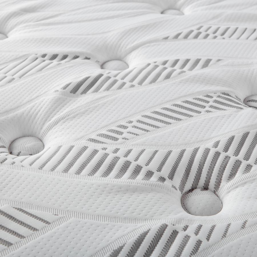 Hayes - Full Pillow Top Memory Foam Hybrid Mattress - White Hybrid Mattresses modern furniture Contempo Furniture
