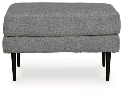 Hazela Ottoman - Dark Gray Upholstered Ottoman modern furniture Contempo Furniture