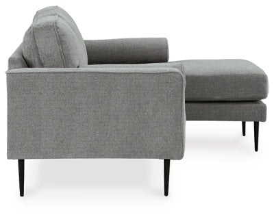 Hazela Sofa Chaise - Dark Gray Stationary Sofa modern furniture Contempo Furniture