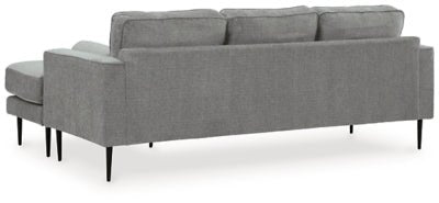 Hazela Sofa Chaise - Dark Gray Stationary Sofa modern furniture Contempo Furniture