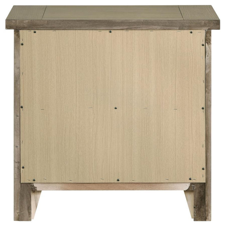 Hazlewood - 2 - Drawer Nightstand Bedside Table - Vineyard Oak Accent Nightstand modern furniture Contempo Furniture