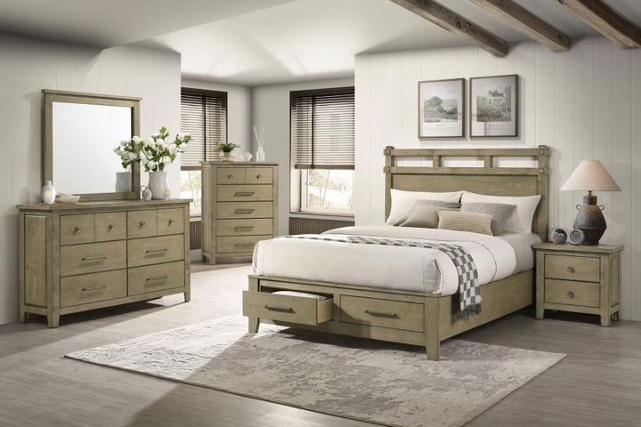 Hazlewood - Dresser Mirror - Vineyard Oak Mirror modern furniture Contempo Furniture