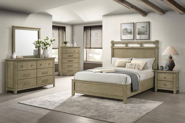 Hazlewood - Dresser Mirror - Vineyard Oak Mirror modern furniture Contempo Furniture