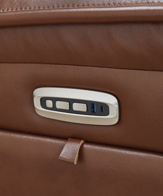 Healy Pier Power Recliner - Dark Brown Reclining Chair modern furniture Contempo Furniture