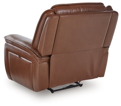 Healy Pier Power Recliner - Dark Brown Reclining Chair modern furniture Contempo Furniture