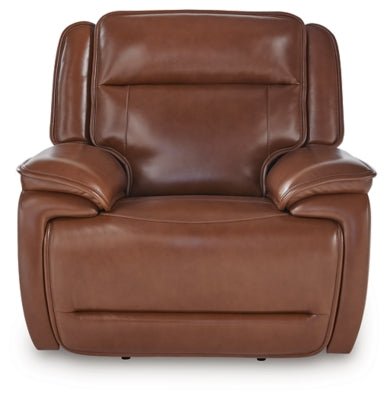 Healy Pier Power Recliner - Dark Brown | Ashley Furniture