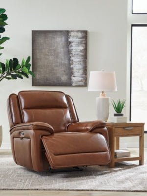 Healy Pier Power Recliner - Dark Brown Reclining Chair modern furniture Contempo Furniture