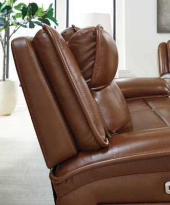 Healy Pier Power Reclining Sofa - Dark Brown Reclining Sofa modern furniture Contempo Furniture