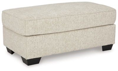 Heartcort Ottoman - Beige Upholstered Ottoman modern furniture Contempo Furniture