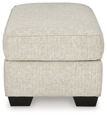 Heartcort Ottoman - Beige Upholstered Ottoman modern furniture Contempo Furniture